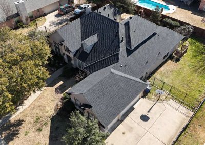 live roofing project